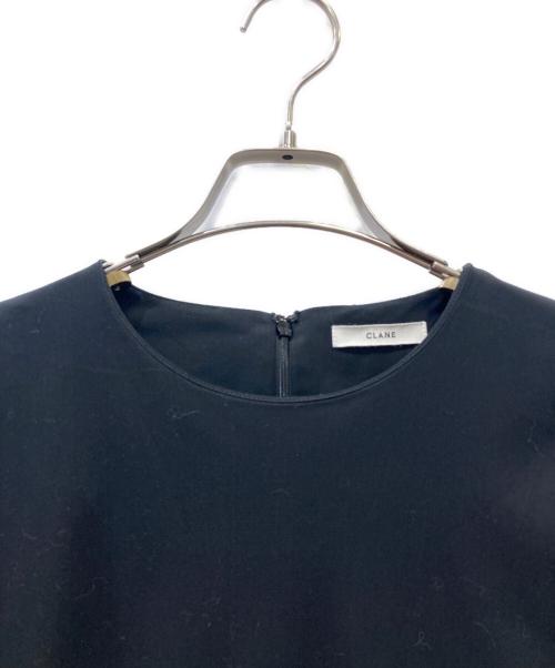 CLANE（クラネ）CLANE (クラネ) 半袖ワンピース ブラック サイズ:２の古着・服飾アイテム