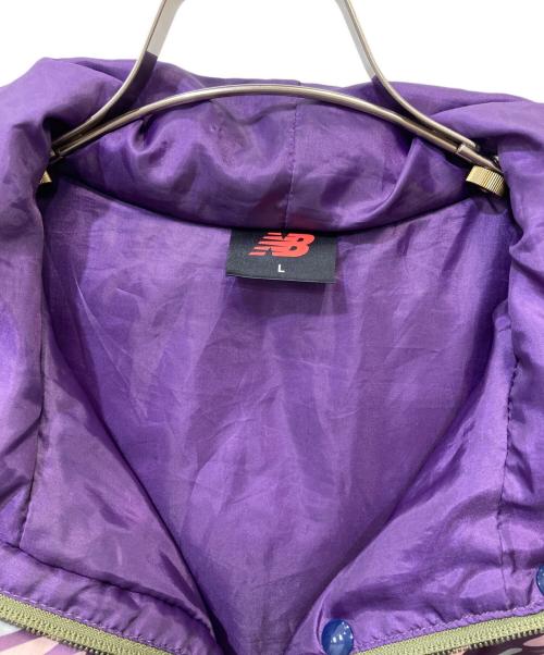 NEW BALANCE（ニューバランス）NEW BALANCE (ニューバランス) ダウンポンチョ パープル サイズ:Lの古着・服飾アイテム