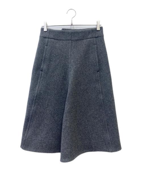 LEMAIRE（ルメール）LEMAIRE (ルメール) ウールスカート グレー サイズ:34の古着・服飾アイテム