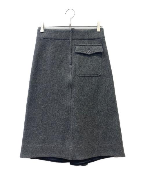 LEMAIRE（ルメール）LEMAIRE (ルメール) ウールスカート グレー サイズ:34の古着・服飾アイテム