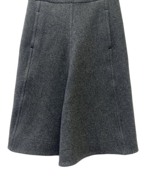 LEMAIRE（ルメール）LEMAIRE (ルメール) ウールスカート グレー サイズ:34の古着・服飾アイテム
