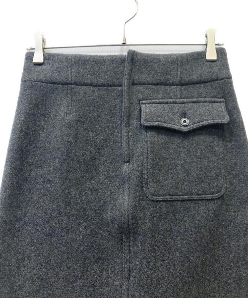 LEMAIRE（ルメール）LEMAIRE (ルメール) ウールスカート グレー サイズ:34の古着・服飾アイテム