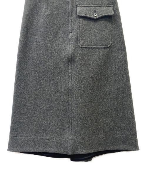 LEMAIRE（ルメール）LEMAIRE (ルメール) ウールスカート グレー サイズ:34の古着・服飾アイテム