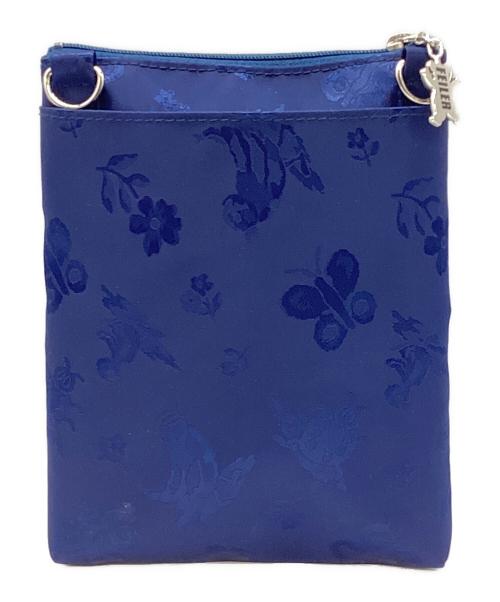 FEILER（フェイラー）FEILER (フェイラー) スマホショルダー ネイビーの古着・服飾アイテム