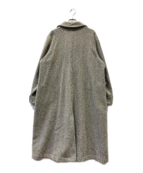 MaxMara（マックスマーラ）MaxMara (マックスマーラ) アンゴラ混チェスターコート グレー サイズ:４０の古着・服飾アイテム