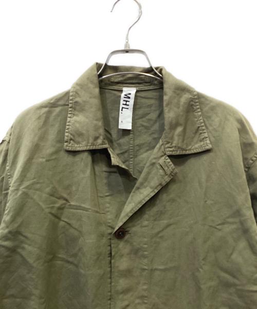MHL（エムエイチエル）MHL (エムエイチエル) 長袖シャツ オリーブ サイズ:Mの古着・服飾アイテム