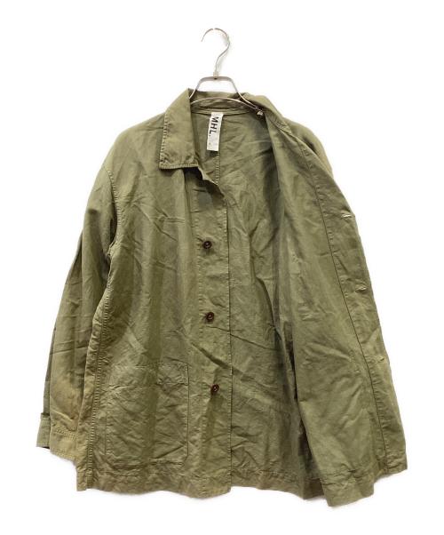 MHL（エムエイチエル）MHL (エムエイチエル) 長袖シャツ オリーブ サイズ:Mの古着・服飾アイテム