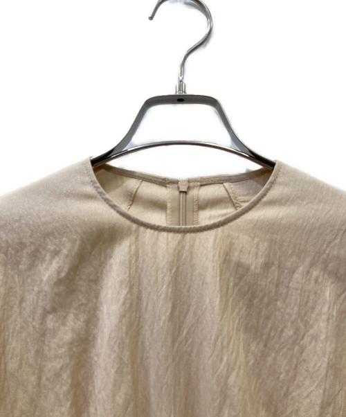 Noble（ノーブル）Noble (ノーブル) 長袖ワンピース ベージュ サイズ:36の古着・服飾アイテム