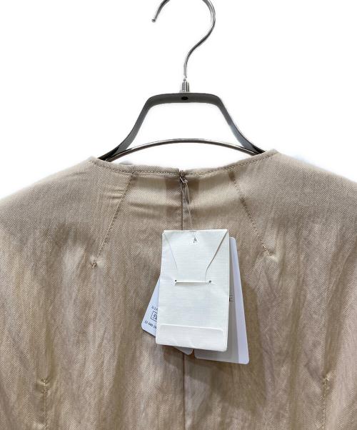 Noble（ノーブル）Noble (ノーブル) 長袖ワンピース ベージュ サイズ:36の古着・服飾アイテム