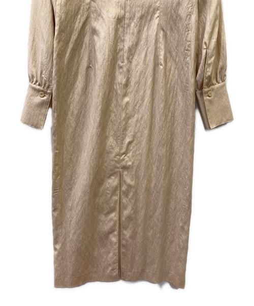Noble（ノーブル）Noble (ノーブル) 長袖ワンピース ベージュ サイズ:36の古着・服飾アイテム