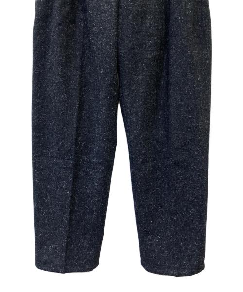 OVERCOAT（オーバーコート）OVERCOAT (オーバーコート) スペックルドウールメルトンタックドトラウザー ブラック サイズ:２の古着・服飾アイテム