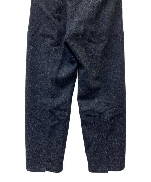 OVERCOAT（オーバーコート）OVERCOAT (オーバーコート) スペックルドウールメルトンタックドトラウザー ブラック サイズ:２の古着・服飾アイテム