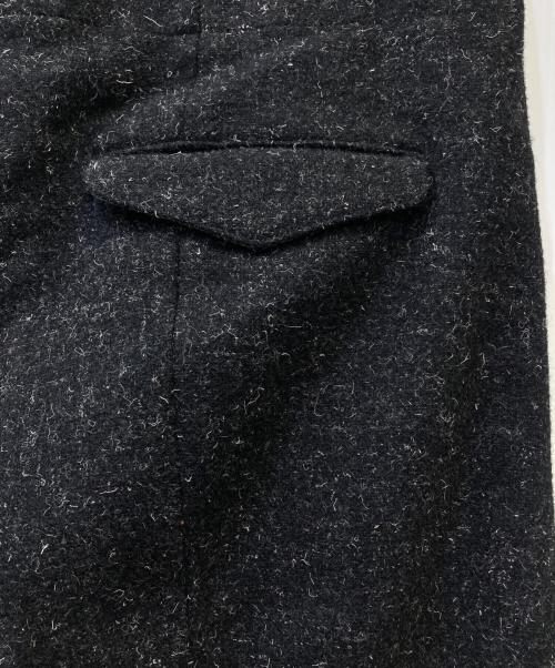 OVERCOAT（オーバーコート）OVERCOAT (オーバーコート) スペックルドウールメルトンタックドトラウザー ブラック サイズ:２の古着・服飾アイテム