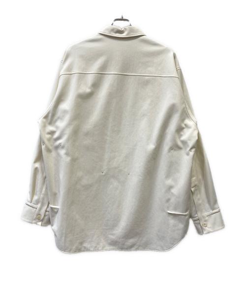 JIL SANDER（ジルサンダー）JIL SANDER (ジルサンダー) シャツジャケット ホワイト サイズ:４８の古着・服飾アイテム