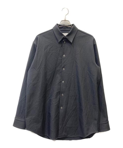 JIL SANDER（ジルサンダー）JIL SANDER (ジルサンダー) ビッグシルエットシャツ ブラック サイズ:４０の古着・服飾アイテム