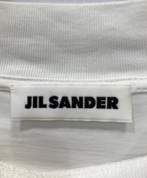 JIL SANDER（ジルサンダー）JIL SANDER (ジルサンダー) 半袖カットソー ホワイト サイズ:Sの古着・服飾アイテム