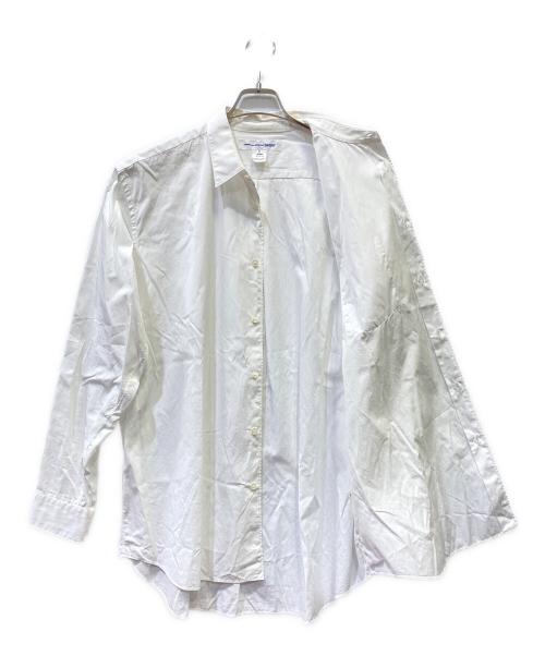 COMME des GARCONS SHIRT（コムデギャルソンシャツ）COMME des GARCONS SHIRT (コムデギャルソンシャツ) コットンポプリンレギュラーカラーシャツ ホワイト サイズ:XLの古着・服飾アイテム