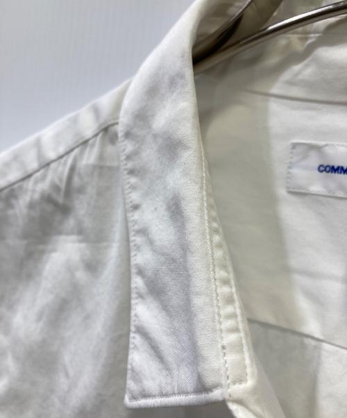COMME des GARCONS SHIRT（コムデギャルソンシャツ）COMME des GARCONS SHIRT (コムデギャルソンシャツ) コットンポプリンレギュラーカラーシャツ ホワイト サイズ:XLの古着・服飾アイテム