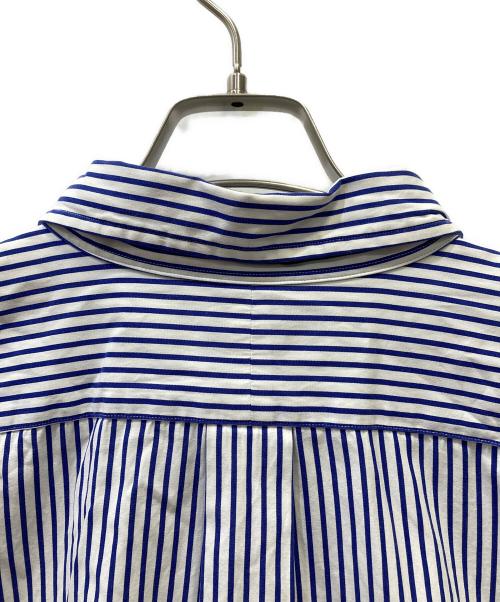 RALPH LAUREN（ラルフローレン）RALPH LAUREN (ラルフローレン) 長袖シャツ ホワイト×ネイビー サイズ:３XLTの古着・服飾アイテム