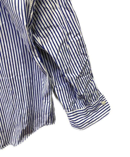 RALPH LAUREN（ラルフローレン）RALPH LAUREN (ラルフローレン) 長袖シャツ ホワイト×ネイビー サイズ:３XLTの古着・服飾アイテム