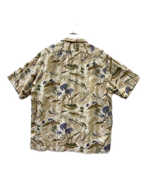 POLO RALPH LAUREN（ポロ・ラルフローレン）POLO RALPH LAUREN (ポロ・ラルフローレン) アロハシャツ ベージュ サイズ:XLの古着・服飾アイテム