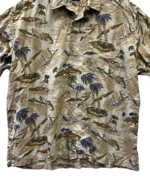 POLO RALPH LAUREN（ポロ・ラルフローレン）POLO RALPH LAUREN (ポロ・ラルフローレン) アロハシャツ ベージュ サイズ:XLの古着・服飾アイテム