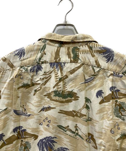 POLO RALPH LAUREN（ポロ・ラルフローレン）POLO RALPH LAUREN (ポロ・ラルフローレン) アロハシャツ ベージュ サイズ:XLの古着・服飾アイテム