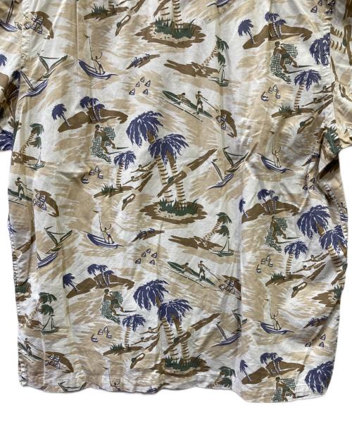 POLO RALPH LAUREN（ポロ・ラルフローレン）POLO RALPH LAUREN (ポロ・ラルフローレン) アロハシャツ ベージュ サイズ:XLの古着・服飾アイテム