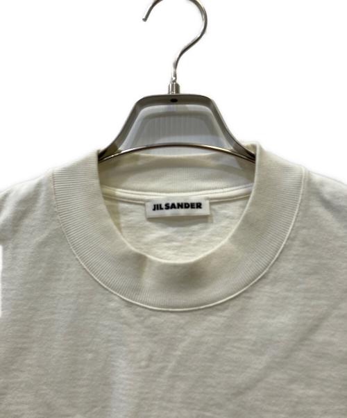 JIL SANDER（ジルサンダー）JIL SANDER (ジルサンダー) 半袖カットソー ホワイト サイズ:Mの古着・服飾アイテム