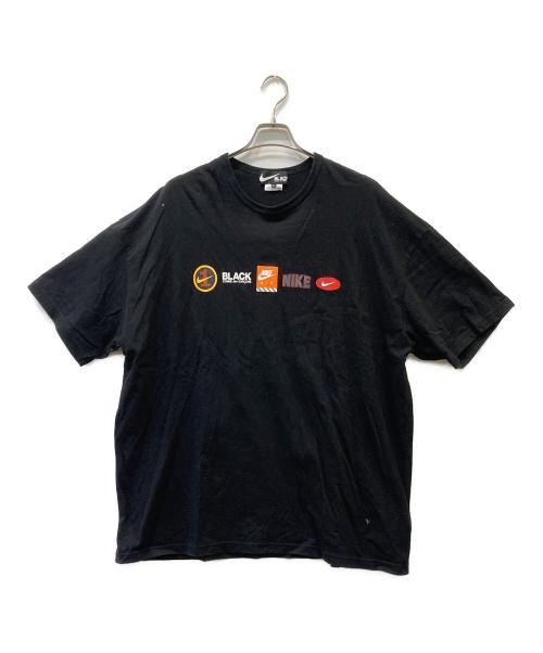 BLACK COMME des GARCONS（ブラックコムデギャルソン）BLACK COMME des GARCONS (ブラックコムデギャルソン) NIKE (ナイキ) 半袖カットソー ブラック サイズ:Lの古着・服飾アイテム