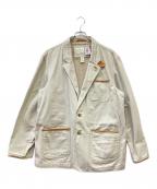 orvisオービス）の古着「エルボーパッチハンティングジャケット」｜ベージュ