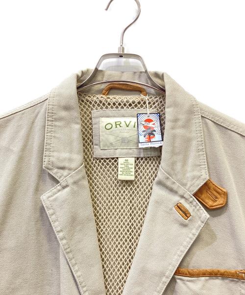 orvis（オービス）orvis (オービス) エルボーパッチハンティングジャケット ベージュ サイズ:４６の古着・服飾アイテム