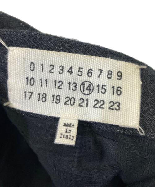 Maison Margiela（メゾンマルジェラ）Maison Margiela (メゾンマルジェラ) ウールパンツ ブラック サイズ:４８の古着・服飾アイテム