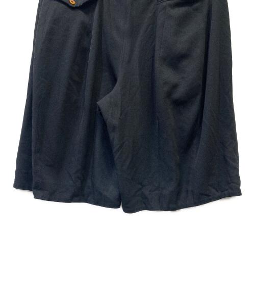 BLACK COMME des GARCONS（ブラックコムデギャルソン）BLACK COMME des GARCONS (ブラックコムデギャルソン) バギーショーツ ブラック サイズ:XXLの古着・服飾アイテム