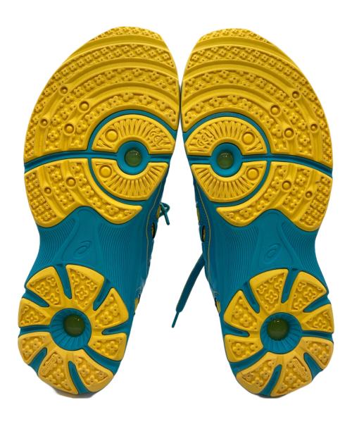 asics（アシックス）asics (アシックス) KIKO KOSTADINOV (キコ・コスタディノフ) ローカットスニーカー ブルー×イエロー サイズ:28.0㎝の古着・服飾アイテム