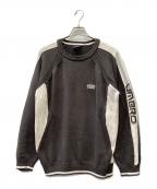 UMBROアンブロ）の古着「厚手ニット」｜ブラック×ホワイト