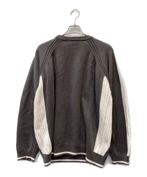 UMBRO（アンブロ）UMBRO (アンブロ) 厚手ニット ブラック×ホワイト サイズ:XLの古着・服飾アイテム