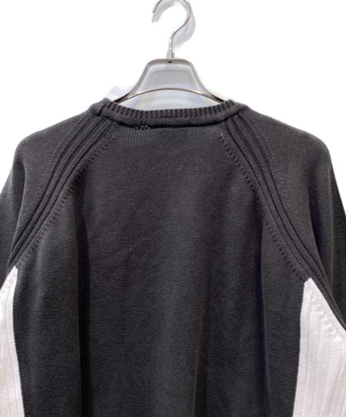 UMBRO（アンブロ）UMBRO (アンブロ) 厚手ニット ブラック×ホワイト サイズ:XLの古着・服飾アイテム