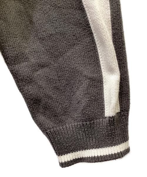 UMBRO（アンブロ）UMBRO (アンブロ) 厚手ニット ブラック×ホワイト サイズ:XLの古着・服飾アイテム