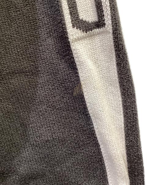 UMBRO（アンブロ）UMBRO (アンブロ) 厚手ニット ブラック×ホワイト サイズ:XLの古着・服飾アイテム