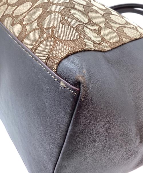 COACH（コーチ）COACH (コーチ) トートバッグ ブラウン×ベージュの古着・服飾アイテム