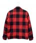 WOOLRICH (ウールリッチ) アラスカンウールチェックオーバーシャツ レッド×ブラック サイズ:M：18000円