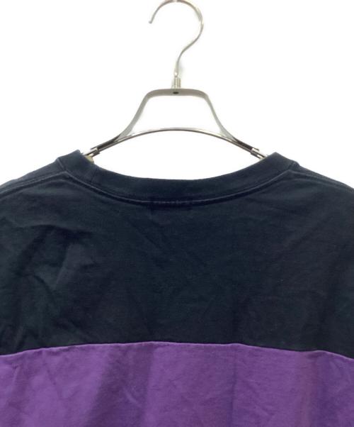 Hysteric Glamour（ヒステリックグラマー）Hysteric Glamour (ヒステリックグラマー) 長袖カットソー ブラック×パープル サイズ:Freeの古着・服飾アイテム