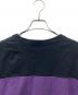 中古・古着 Hysteric Glamour (ヒステリックグラマー) 長袖カットソー ブラック×パープル サイズ:Free：5000円