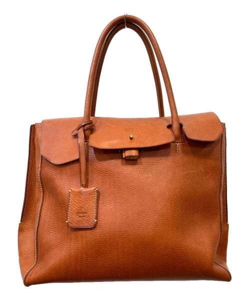 genten（ゲンテン）genten (ゲンテン) ハンドバッグ ブラウンの古着・服飾アイテム