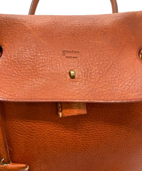 genten（ゲンテン）genten (ゲンテン) ハンドバッグ ブラウンの古着・服飾アイテム
