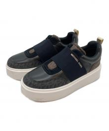 MICHAEL MICHAEL KORS（マイケル マイケルコース）の古着「厚底ローカットスニーカー」｜ブラック×ブラウン