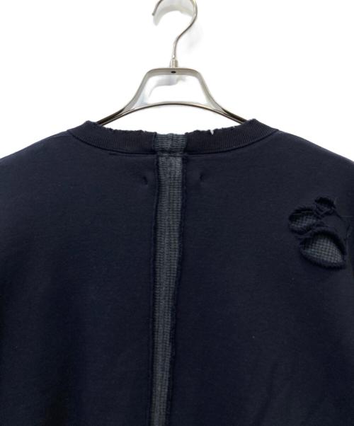 stein（シュタイン）stein (シュタイン) ダメージ加工スウェット ブラック サイズ:Sの古着・服飾アイテム