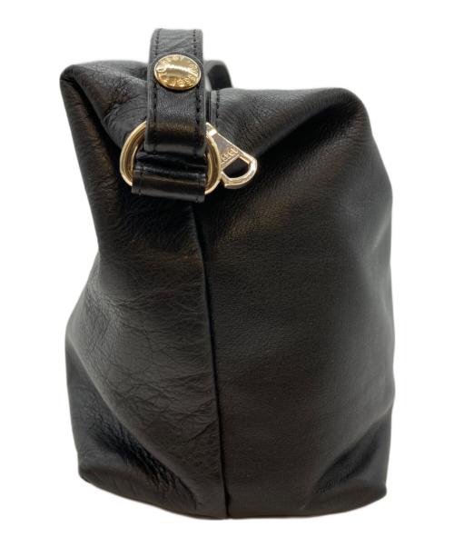 russet（ラシット）russet (ラシット) レザーショルダーバッグ ブラックの古着・服飾アイテム