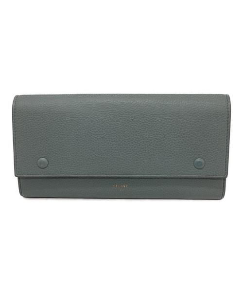 CELINE（セリーヌ）CELINE (セリーヌ) 長財布 スカイブルーの古着・服飾アイテム